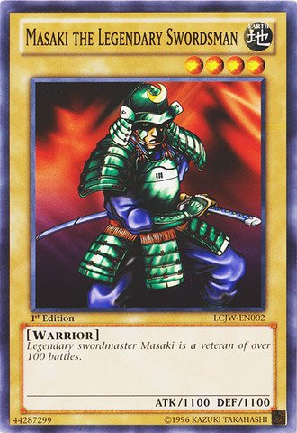 Amazon.com: YU-GI-OH! - Masaki The Legendary Swordsman (LCJW-EN002